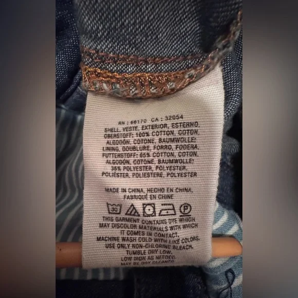 ANTHROPOLOGIE ET TWA Women's Blue
Chambray Wide Leg - Picture 14 of 16